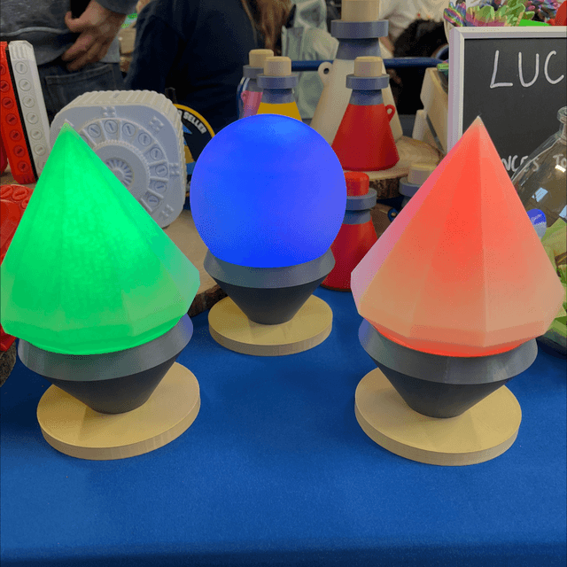 Glowing lamp