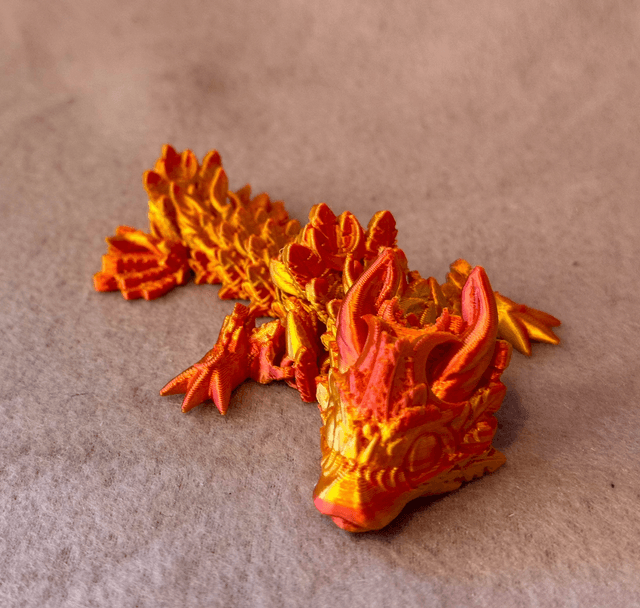 Luna Dragon Keyring